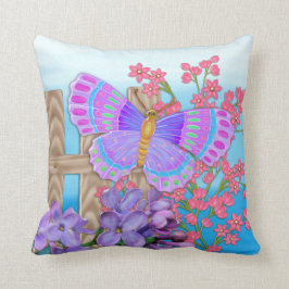 Butterfly Garden 3D Whimsey Kussen
