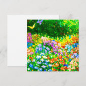 Butterfly Garden— 5,25 x 5,25 gevouwen kaart (Voorkant / Achterkant)