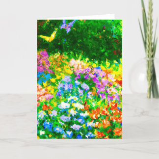 Butterfly Garden 5x7 gevouwen kaart