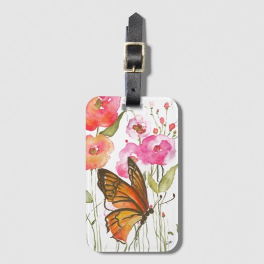 Butterfly Garden AcrylBagagelabel Bagagelabel (Voorkant (verticaal))