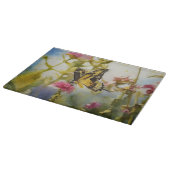 Butterfly Garden Art Glass Cutting Board Snijplank (Hoek)