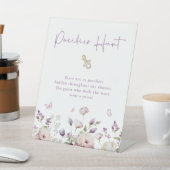 Butterfly Garden Baby shower Fopspeen Hunt Reclamebord Met Voetstuk (Insitu)