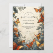 Butterfly Garden Baby Shower Kaart (Voorkant)