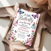 Butterfly Garden Baby Shower Kaart