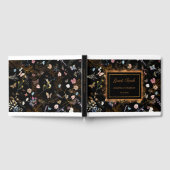 Butterfly Garden Black Wedding Gastenboek (Volledig)