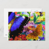 Butterfly Garden Briefkaart (Voorkant / Achterkant)