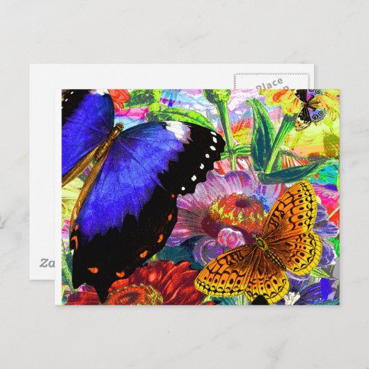 Butterfly Garden Briefkaart (Voorkant / Achterkant)