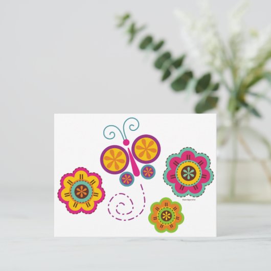 Butterfly Garden Briefkaarten (Staand voorkant)