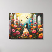 Butterfly Garden Canvas Afdruk (Voorkant)
