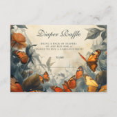 Butterfly Garden Diapper Raffle Informatiekaartje (Voorkant)