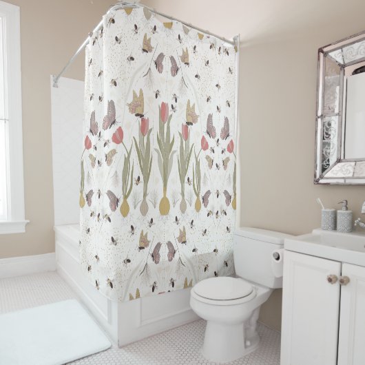 Butterfly Garden Douchegordijn (In situ)