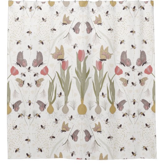Butterfly Garden Douchegordijn (Voorkant)