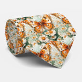 Butterfly Garden Elegant Patroon Stropdas (Opgerold)