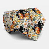 Butterfly Garden Elegant Patroon Stropdas (Opgerold)
