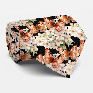 Butterfly Garden Elegant Patroon Stropdas