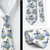 Butterfly Garden Elegant Patroon Stropdas