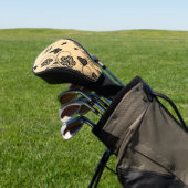 Butterfly Garden Golfheadcover (Insitu)