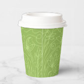 Butterfly Garden Green Papieren Bekers (Rechts)