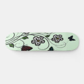 Butterfly Garden Green Persoonlijk Skateboard (Horizontaal)