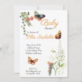Butterfly Garden Invitation Kaart (Voorkant)