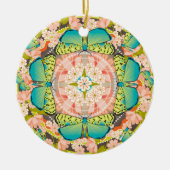 Butterfly Garden Keramisch Ornament (Voorkant)