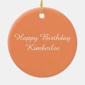 Butterfly Garden Keramisch Ornament (Achterkant)