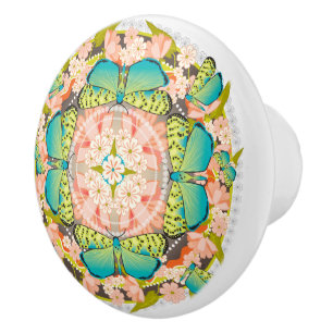 Butterfly Garden Keramische Knop