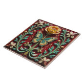 Butterfly Garden Keramische Tegel Tegeltje (Zijkant)