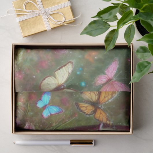 Butterfly Garden Kitten Dreams Decoupage  Tissuepapier (Geschenk)