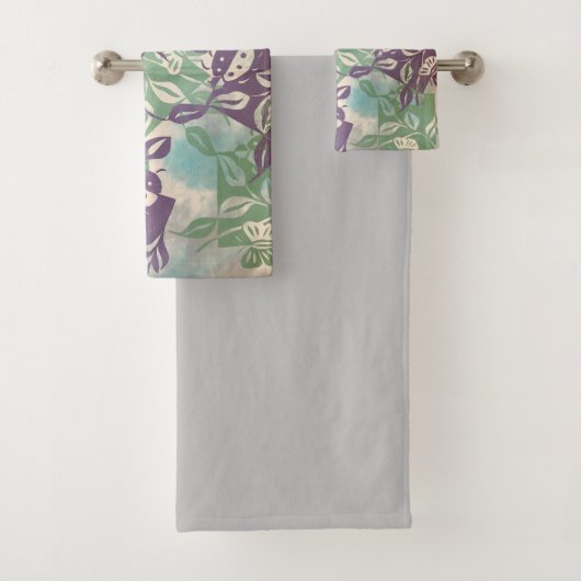 Butterfly Garden Ladybug Boho Bath Towel Set Bad Handdoek (Insitu)