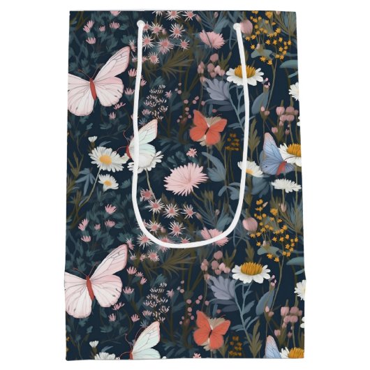 Butterfly Garden Medium Cadeauzakje (Achterkant)