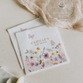 Butterfly Garden Meisje Baby shower Servet