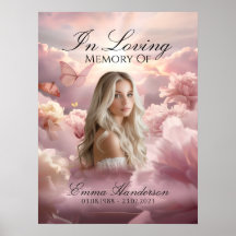 Butterfly Garden Memorial Welkomstbord Poster