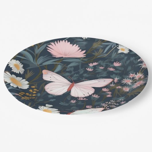Butterfly Garden Papieren Bordje (Gekanteld)