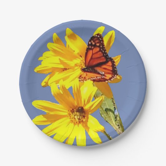 Butterfly Garden Papieren Bordje (Voorkant)