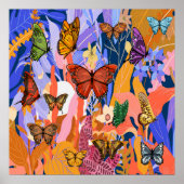 Butterfly Garden Poster (Voorkant)