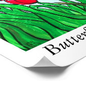 Butterfly Garden Poster (Hoek)