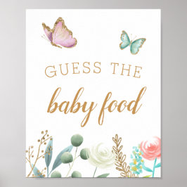 Butterfly Garden raden het Baby-bord Poster