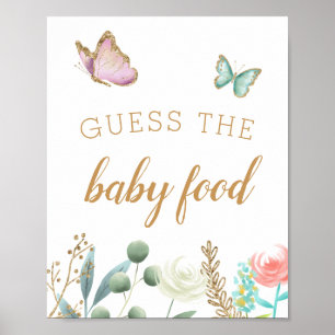 Butterfly Garden raden het Baby-bord Poster