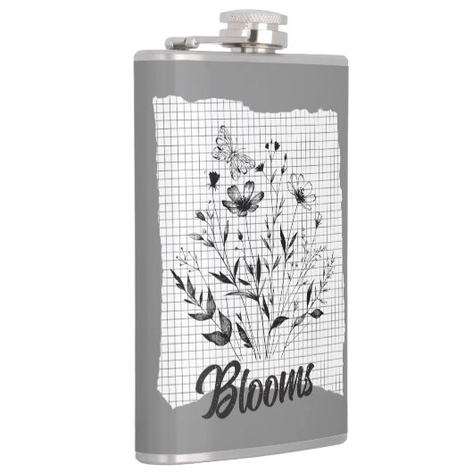 Butterfly Garden Sketches Heupfles (Rechts)