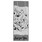 Butterfly Garden Sketches Wijn Cadeautas (Voorkant)