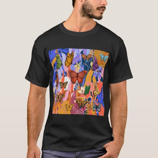 Butterfly Garden T-Shirt (Voorkant)