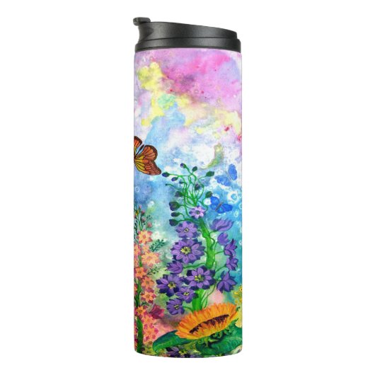Butterfly Garden Thermosbeker (Geroteerd rechts)
