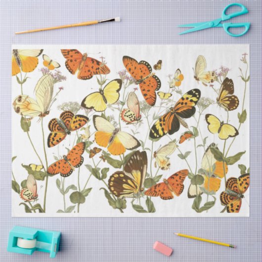  Butterfly Garden Tissue Tissuepapier (Craft)