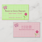 Butterfly Garden Trendy Visitekaartje (Voorkant / Achterkant)