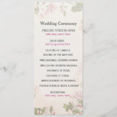 Butterfly Garden Wedding Programme Programmakaart (Voorkant)