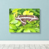 Butterfly Garden Wrapped Canvas (Insitu (Houten vloer))