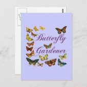 Butterfly Gardener Gezegde Briefkaart (Voorkant / Achterkant)