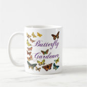 Butterfly Gardener Gezegde Koffiemok (Links)