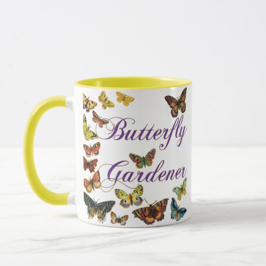 Butterfly Gardener Gezegde Mok (Links)